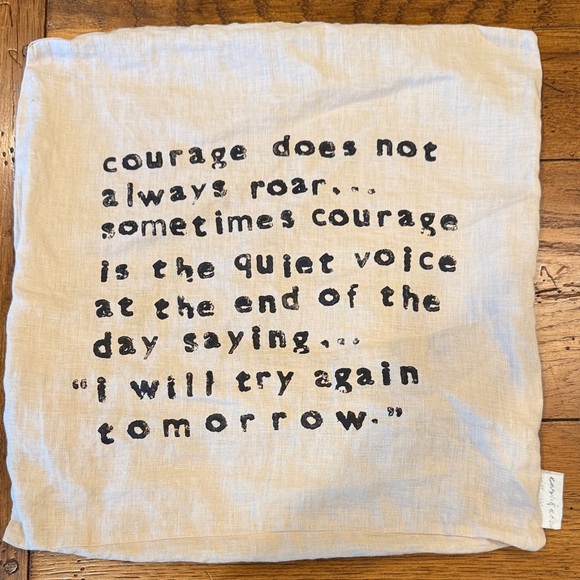 Inspirational Quote Pillow Cover - Picture 1 of 2